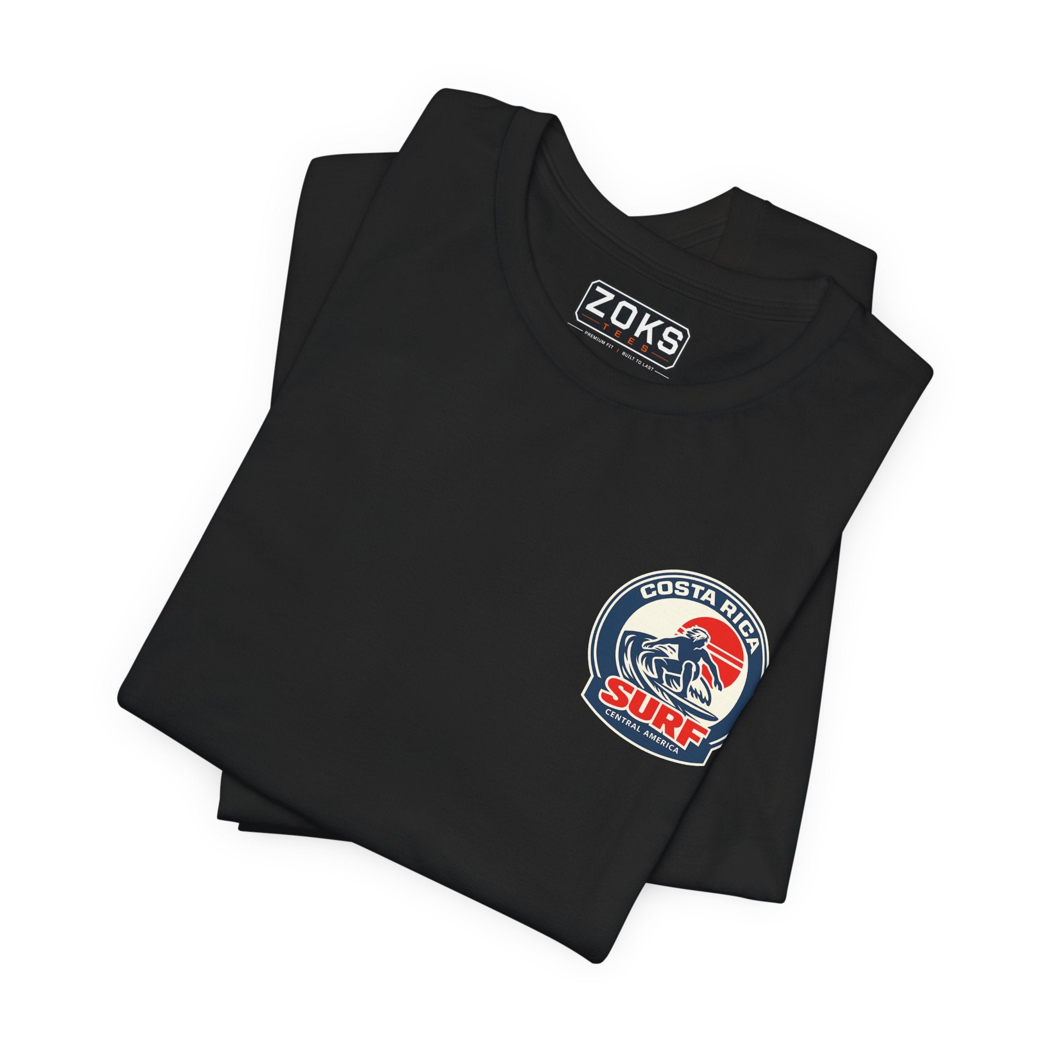 Costa Rica Surf Vintage Graphic Tee — Retro Surfer T-Shirt