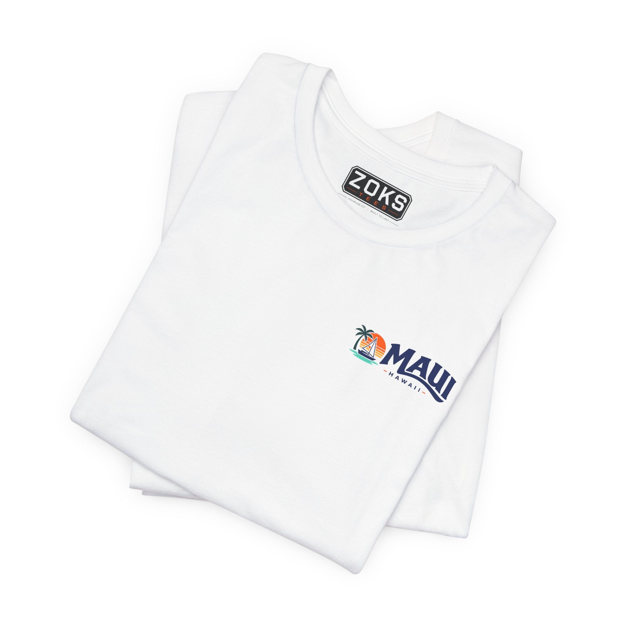 Maui Sail Sunset T-Shirt — Hawaii Palm Beach Vacation Tee