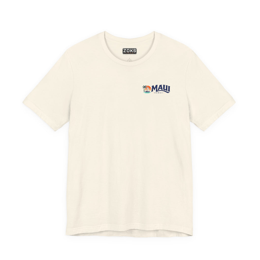 Maui Sail Sunset T-Shirt — Hawaii Palm Beach Vacation Tee