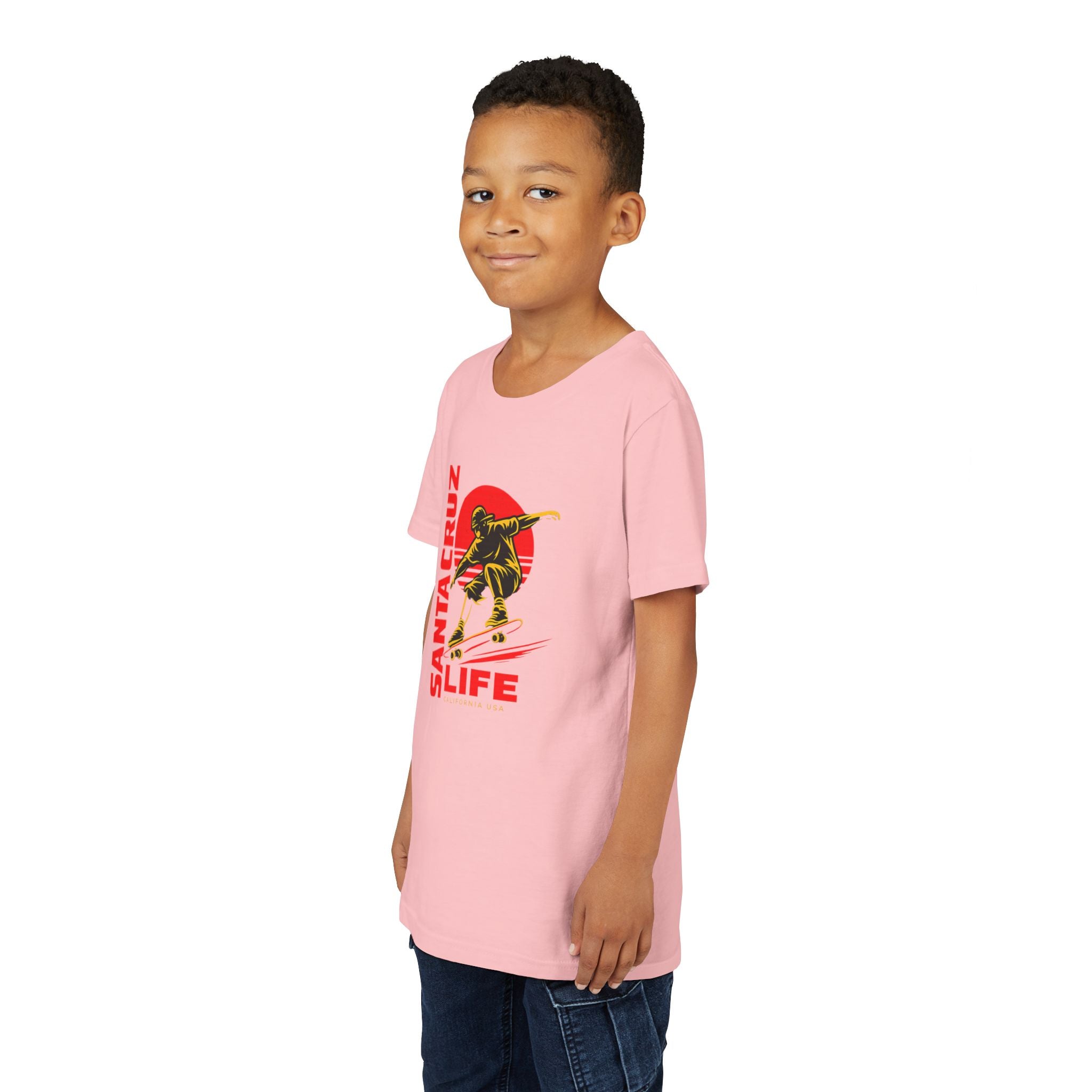 Santa Cruz Skateboard Youth Tee – “Santa Cruz Life” Graphic Shirt