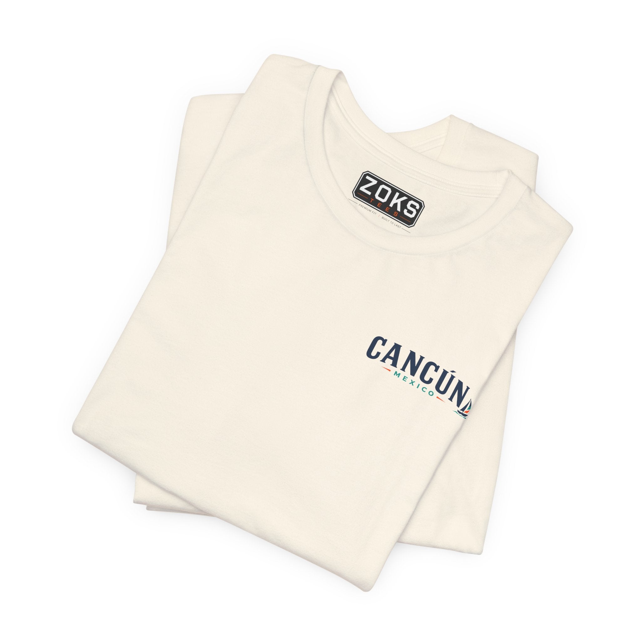 Cancún Mexico Sunset Sail T-Shirt — Beach Vacation Tee