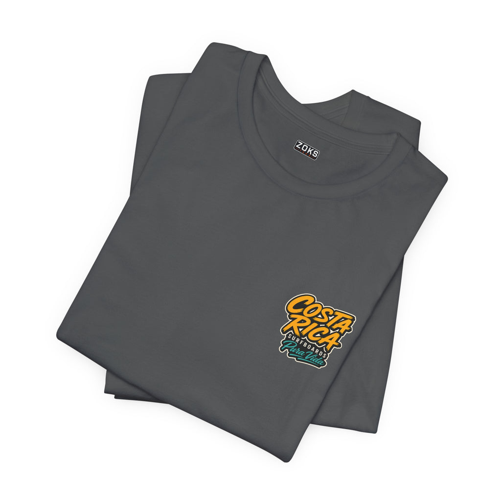 Pura Vida Sloth Beach Costa Rica T-Shirt – Retro Tropical Surf Graphic Tee