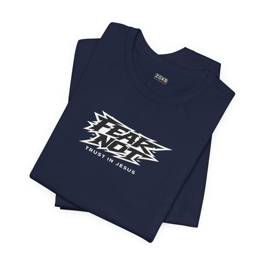 Fear Not - Trust in Jesus T-Shirt — Vintage Olive Christian Tee