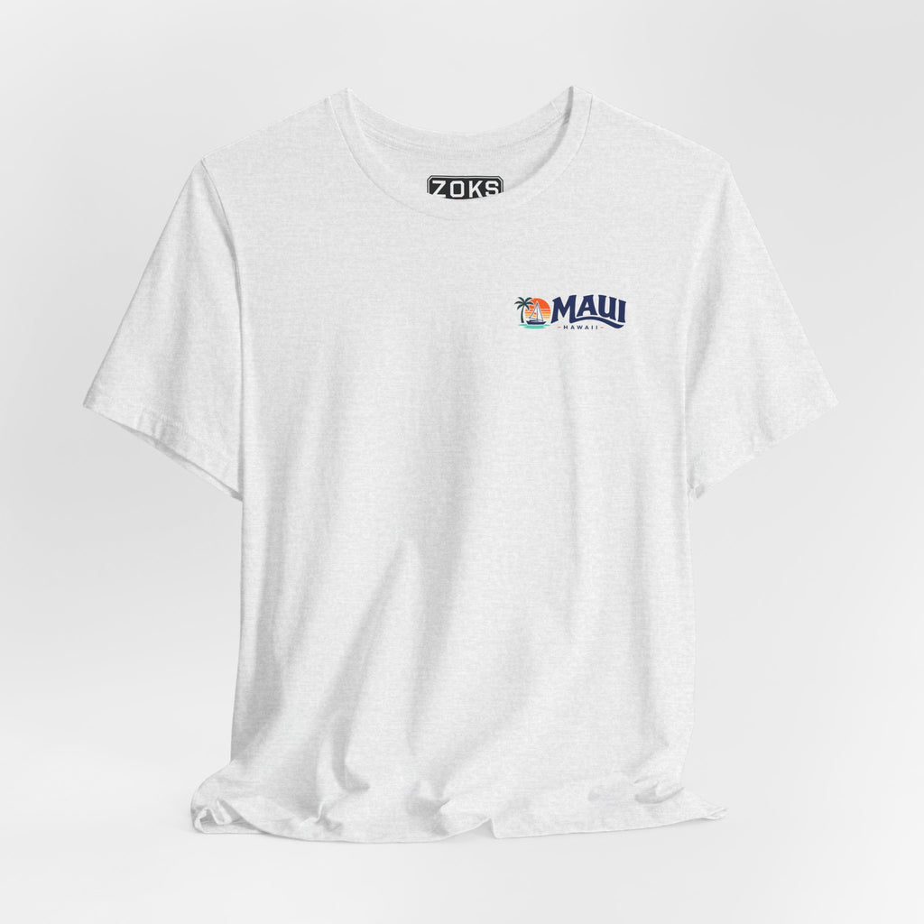 Maui Sail Sunset T-Shirt — Hawaii Palm Beach Vacation Tee