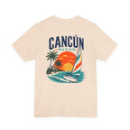 Cancún Mexico Sunset Sail T-Shirt — Beach Vacation Tee
