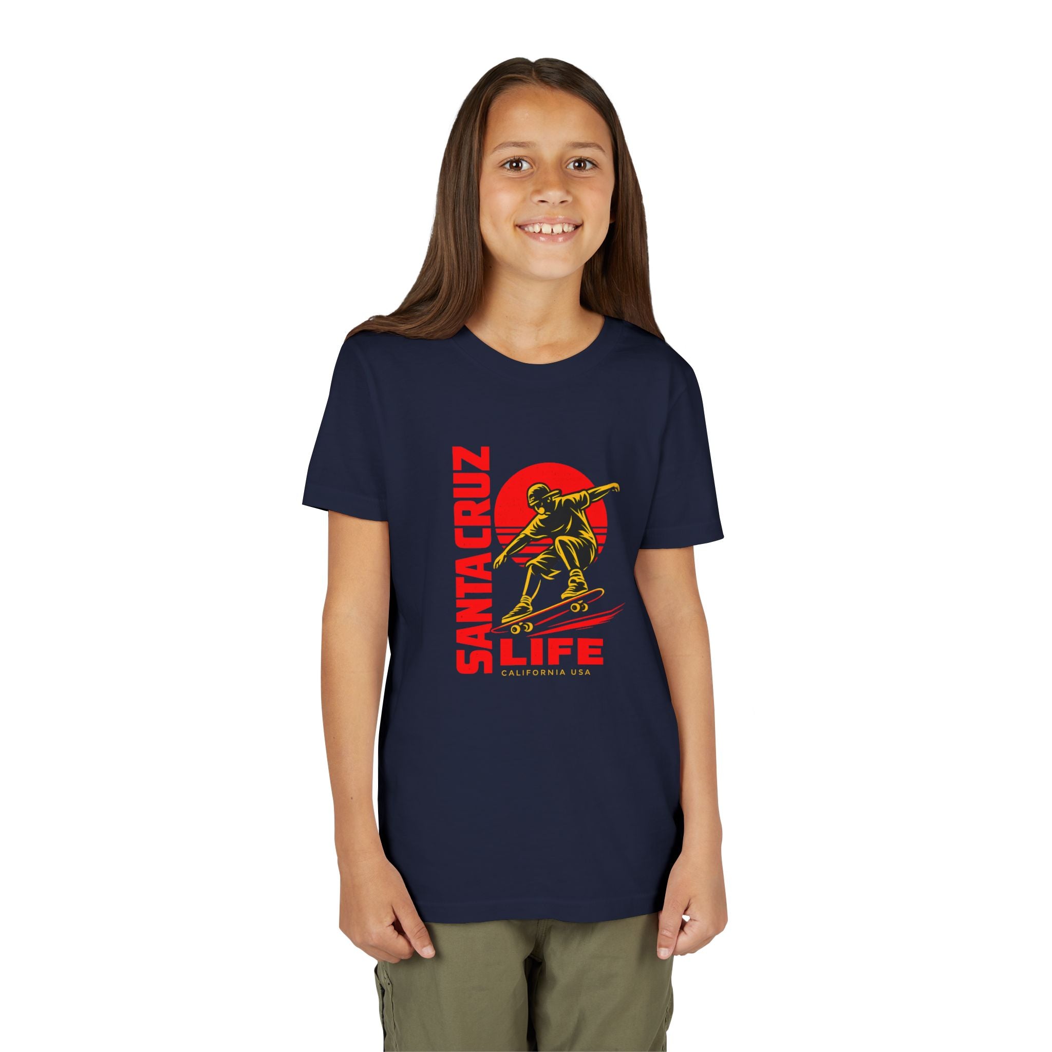 Santa Cruz Skateboard Youth Tee – “Santa Cruz Life” Graphic Shirt