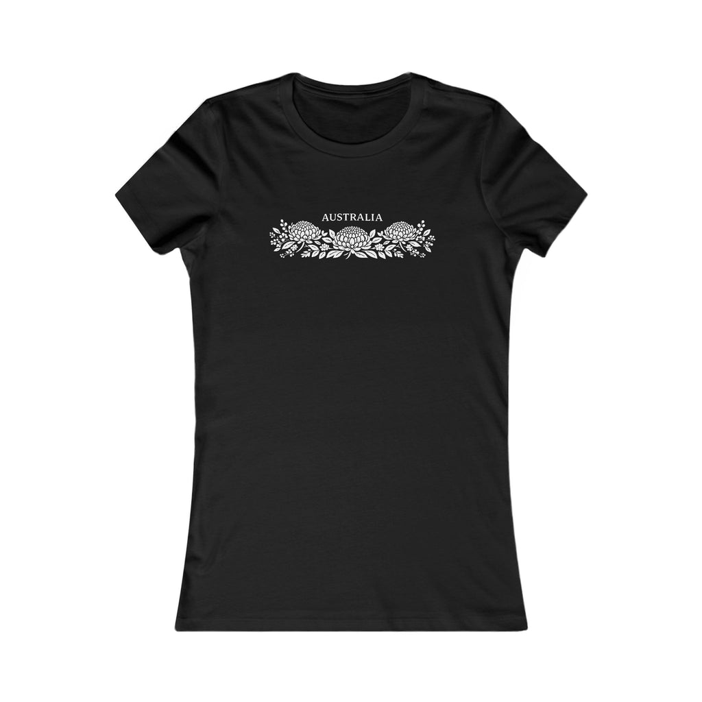 Australia Native Floral Tee — Women's Lightweight Crew Neck