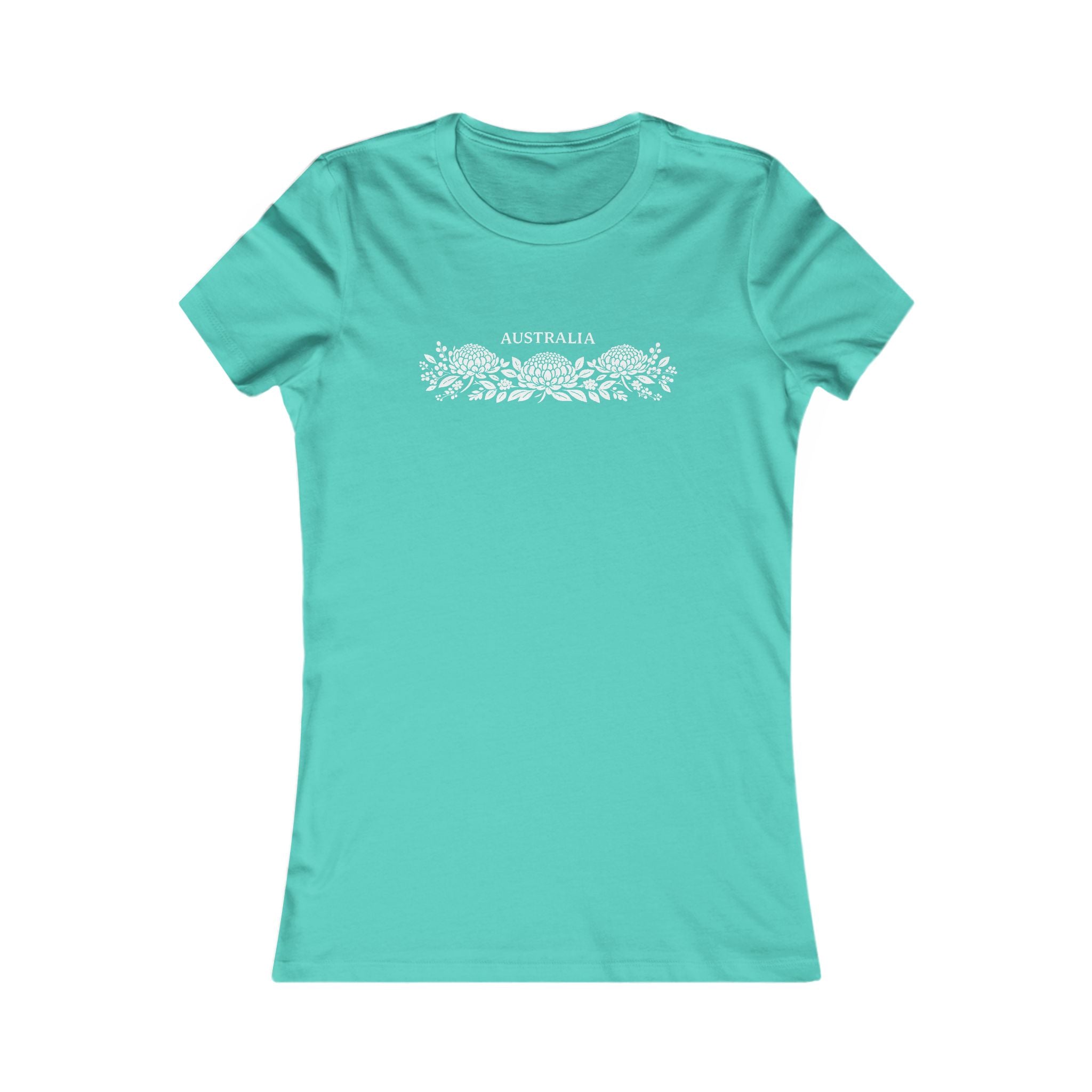 Australia Native Floral Tee — Women's Lightweight Crew Neck