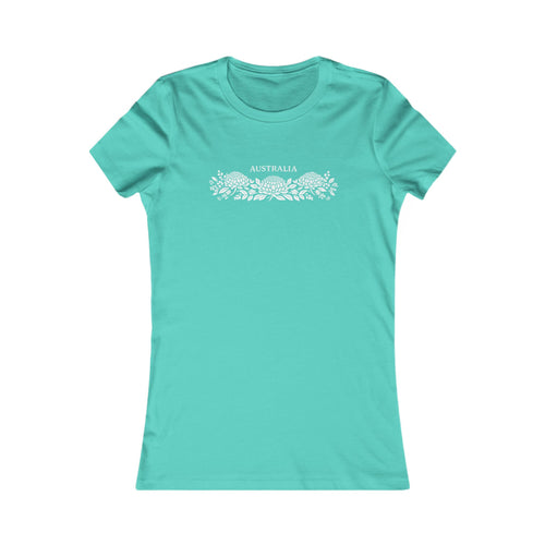 Australia Native Floral Tee — Women's Lightweight Crew Neck