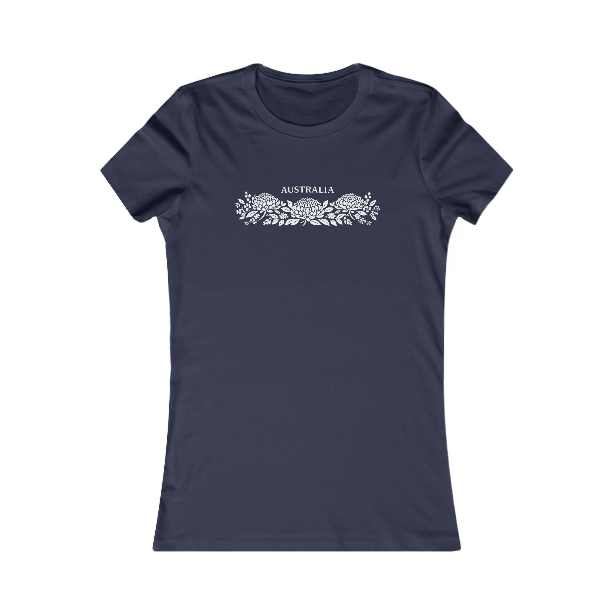 Australia Native Floral Tee — Women's Lightweight Crew Neck