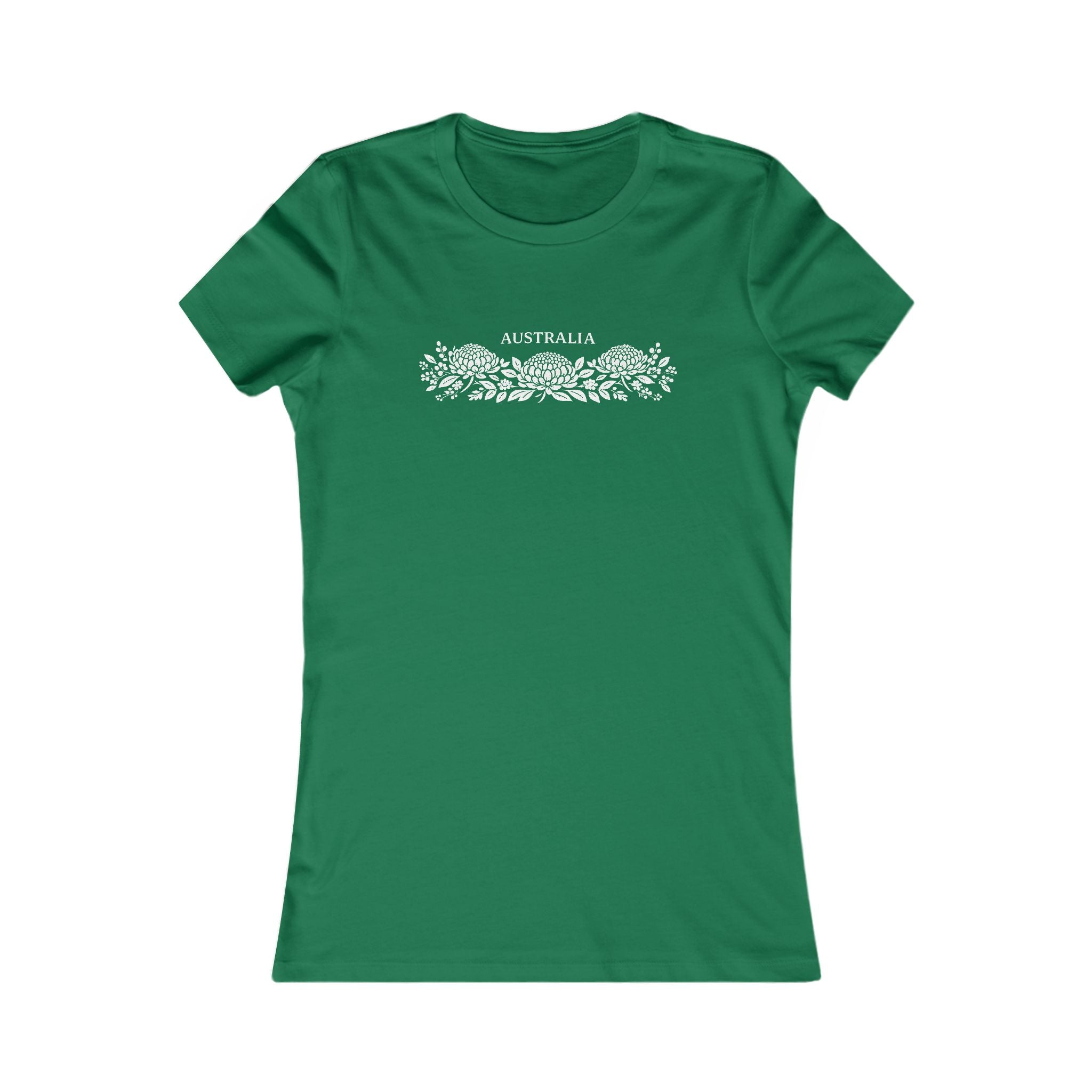 Australia Native Floral Tee — Women's Lightweight Crew Neck