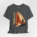 Zion National Park Vintage Sunset T-Shirt — Retro Hiking Tee