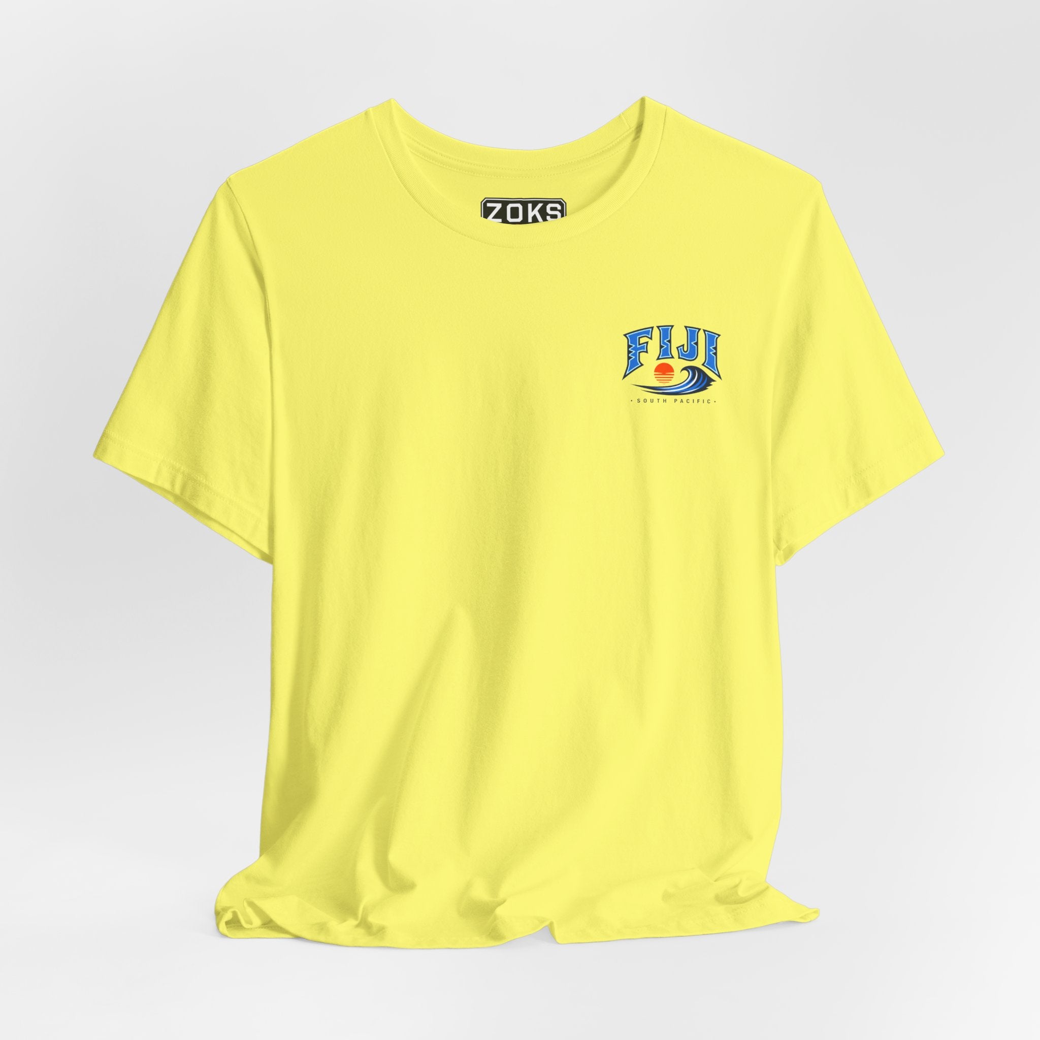 FIJI South Pacific Surf Tee – Premium Island Wave Graphic Shirt (Front & Back Print)