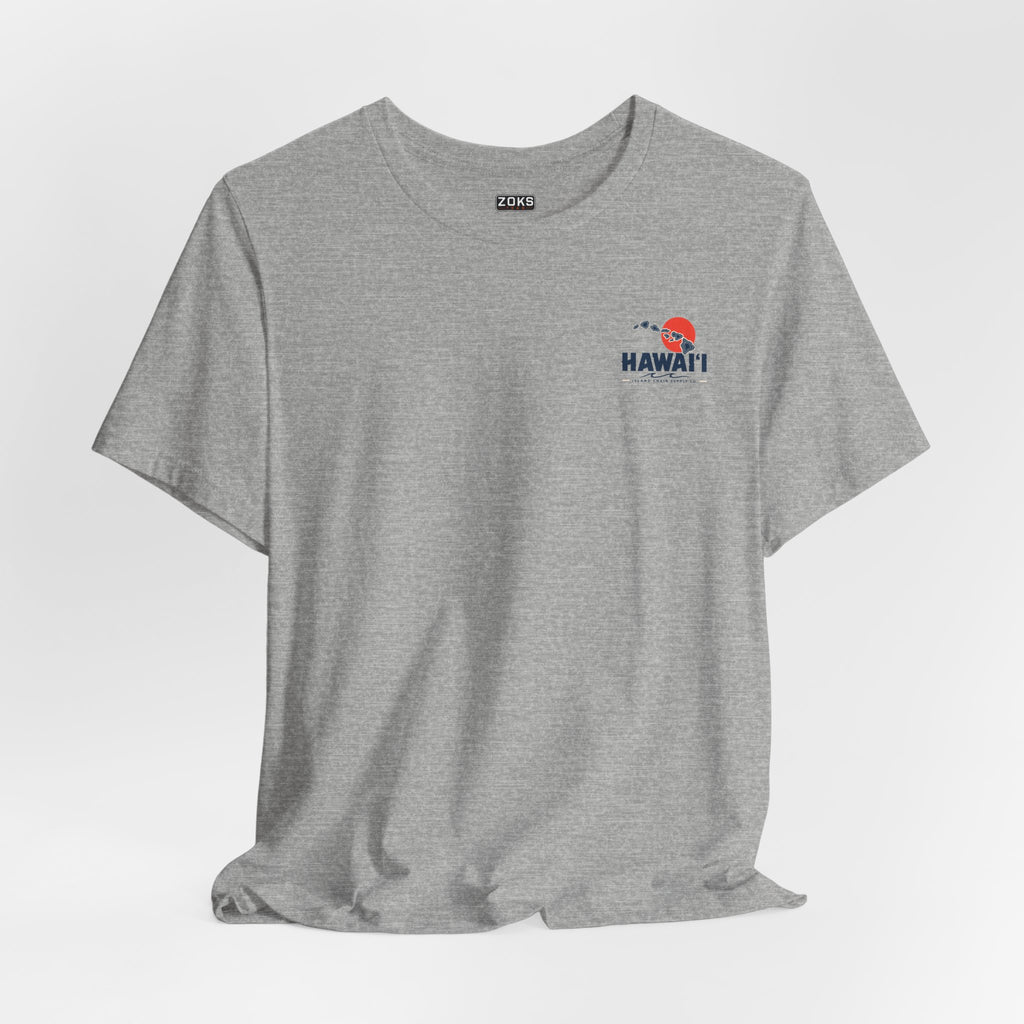 Hawai‘i Island Chain Supply Co. T-Shirt – Vintage Surf Map Graphic