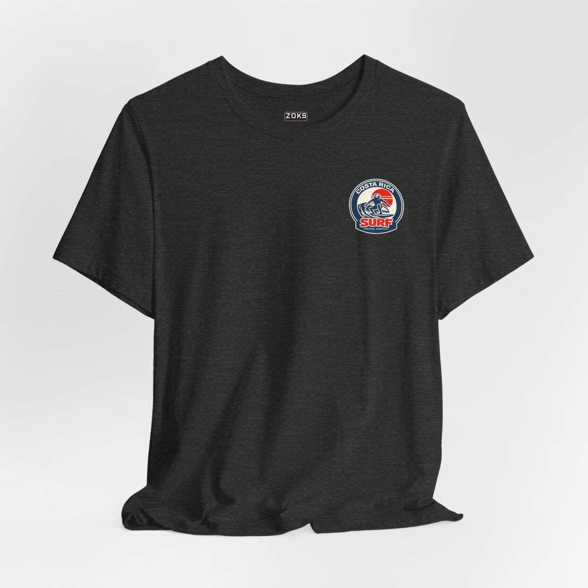 Costa Rica Surf Vintage Graphic Tee — Retro Surfer T-Shirt