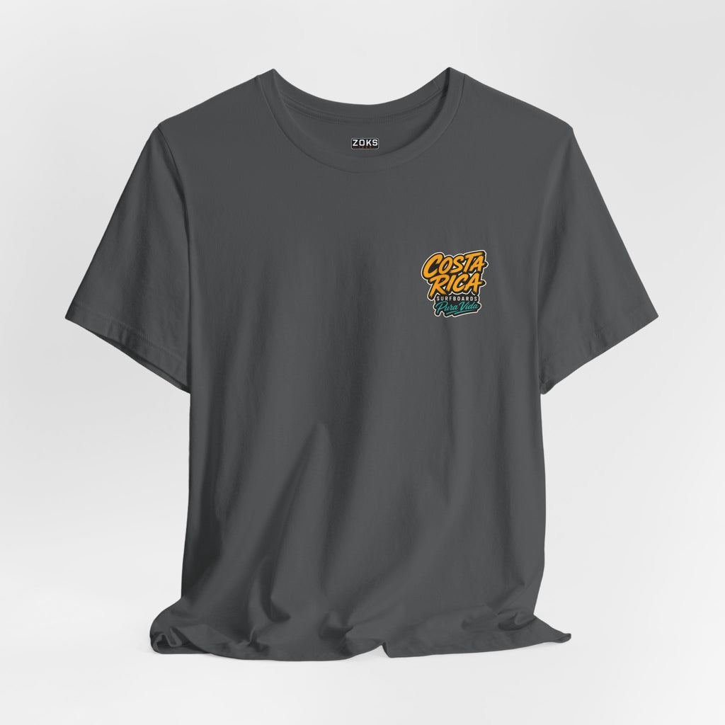 Pura Vida Sloth Beach Costa Rica T-Shirt – Retro Tropical Surf Graphic Tee