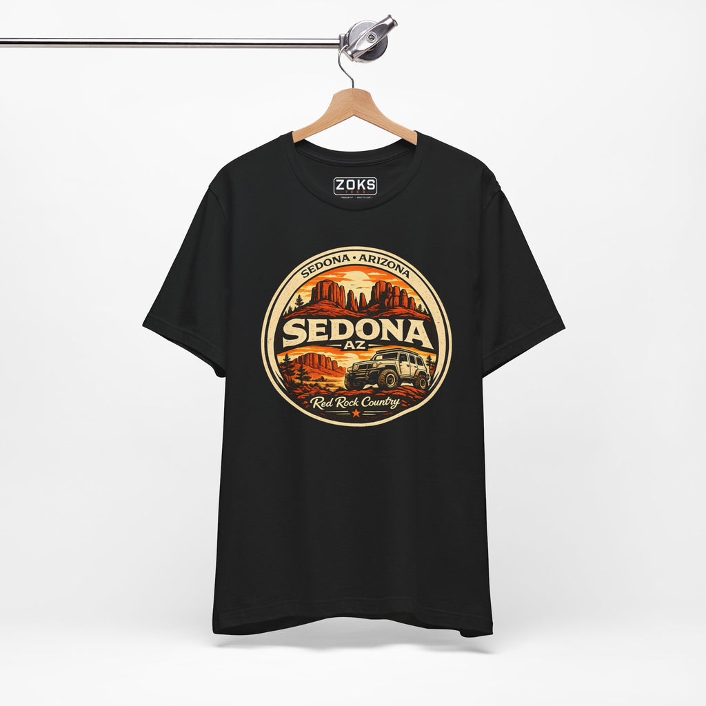 Sedona AZ Vintage Jeep T-Shirt — Red Rock Country Souvenir Tee