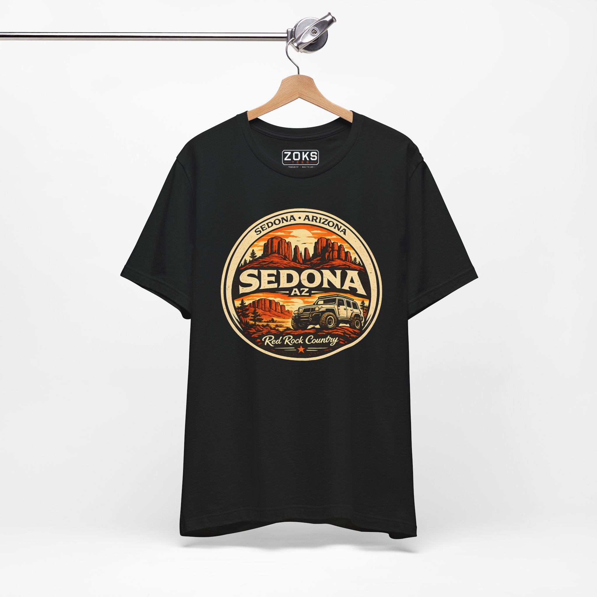 Sedona AZ Vintage Jeep T-Shirt — Red Rock Country Souvenir Tee