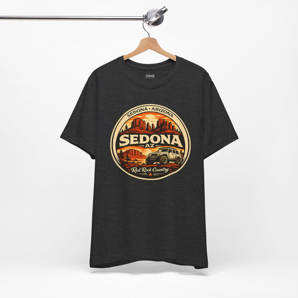 Sedona AZ Vintage Jeep T-Shirt — Red Rock Country Souvenir Tee