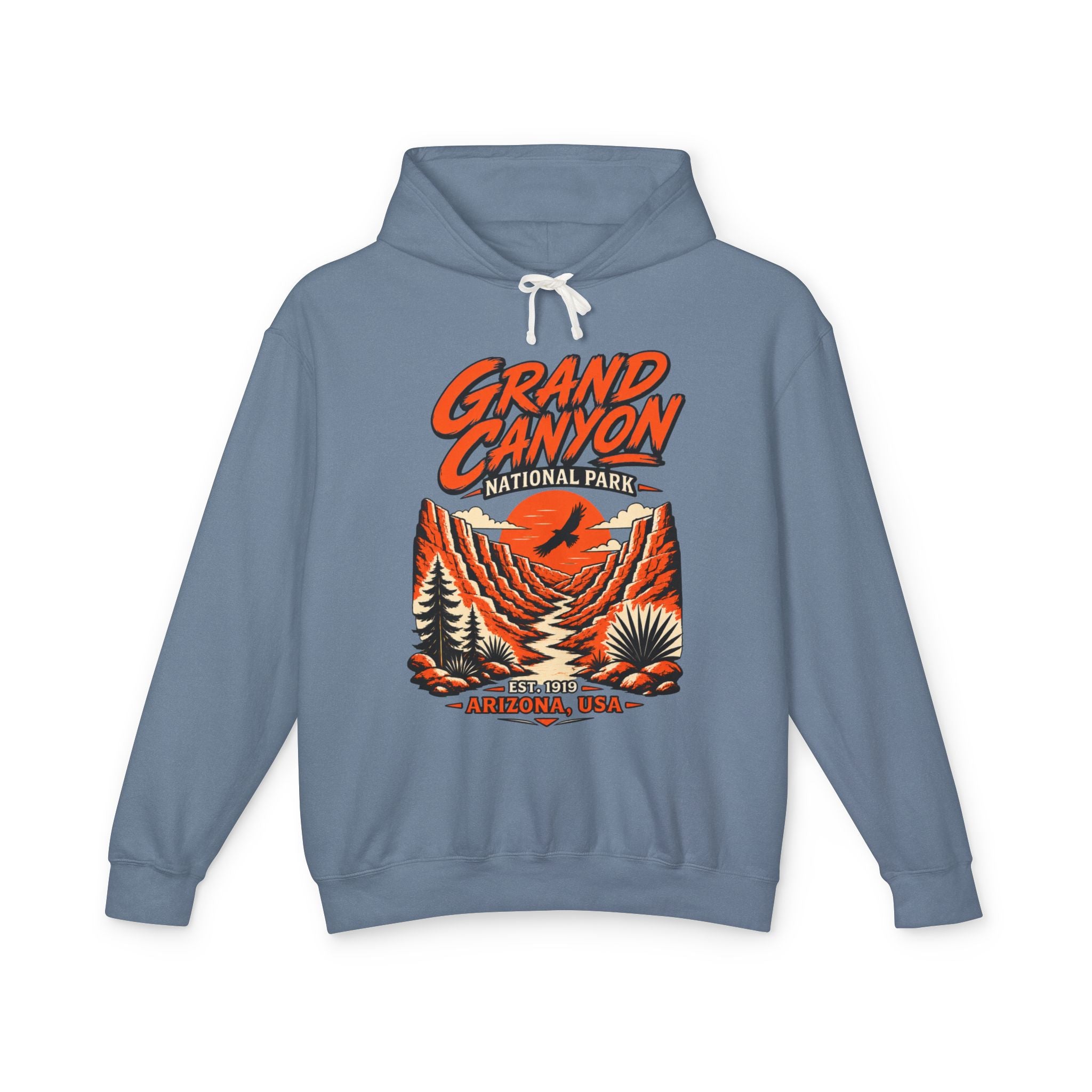 Grand Canyon National Park Hoodie – Vintage Arizona Travel Graphic Pullover for Men & Women