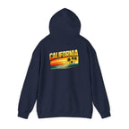 California Sunset Palm Tree Hoodie — Retro Beach Pullover