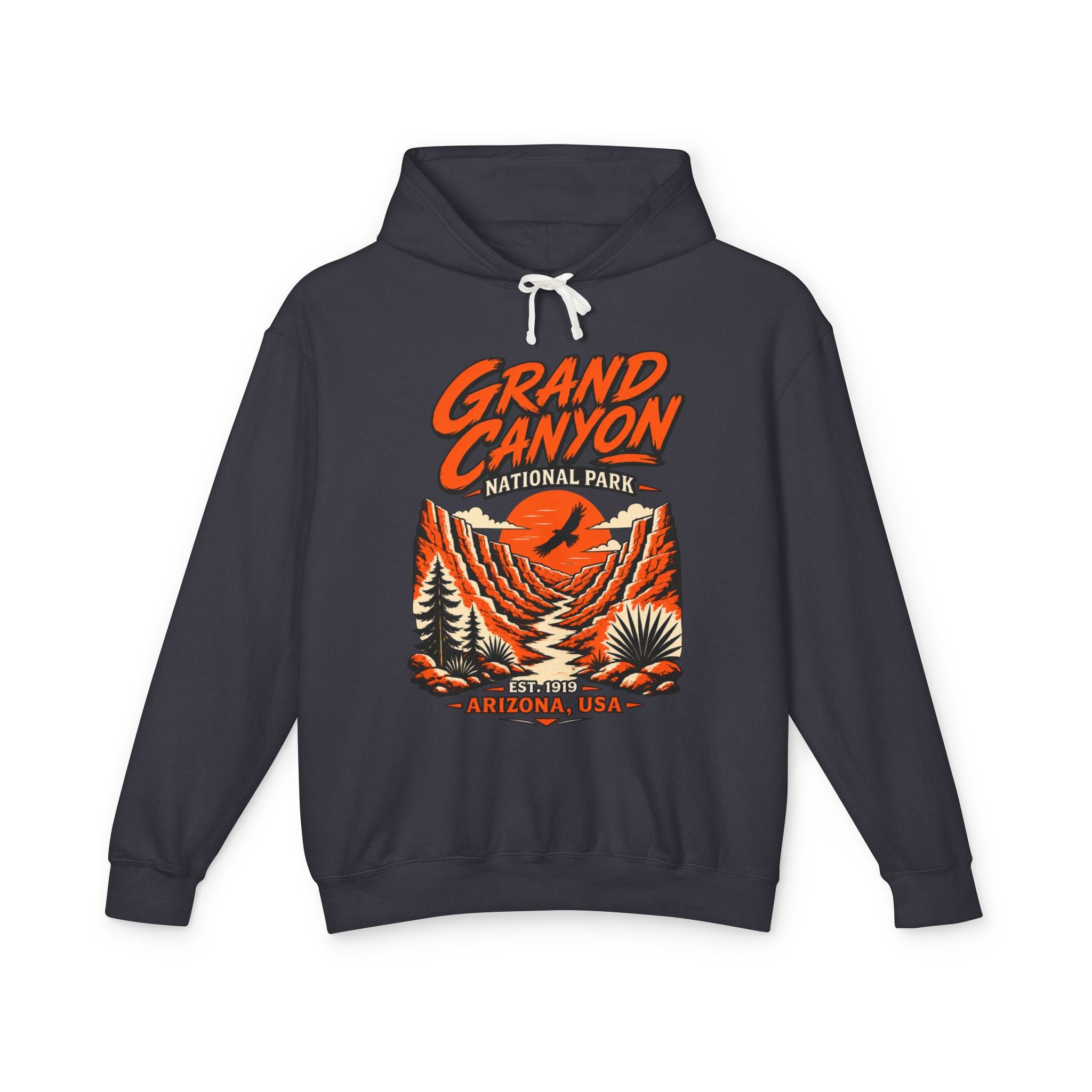 Grand Canyon National Park Hoodie – Vintage Arizona Travel Graphic Pullover for Men & Women