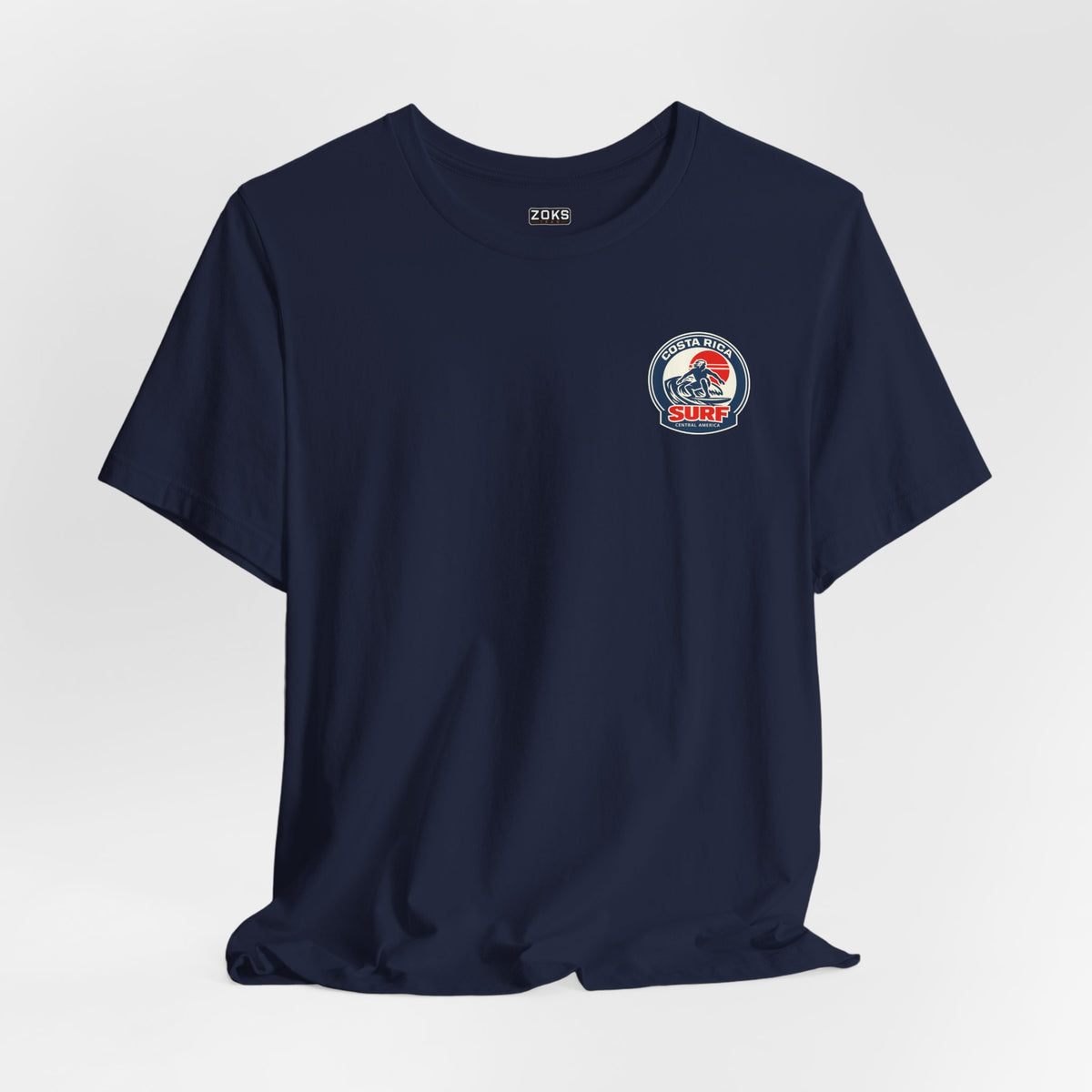 Costa Rica Surf Vintage Graphic Tee — Retro Surfer T-Shirt