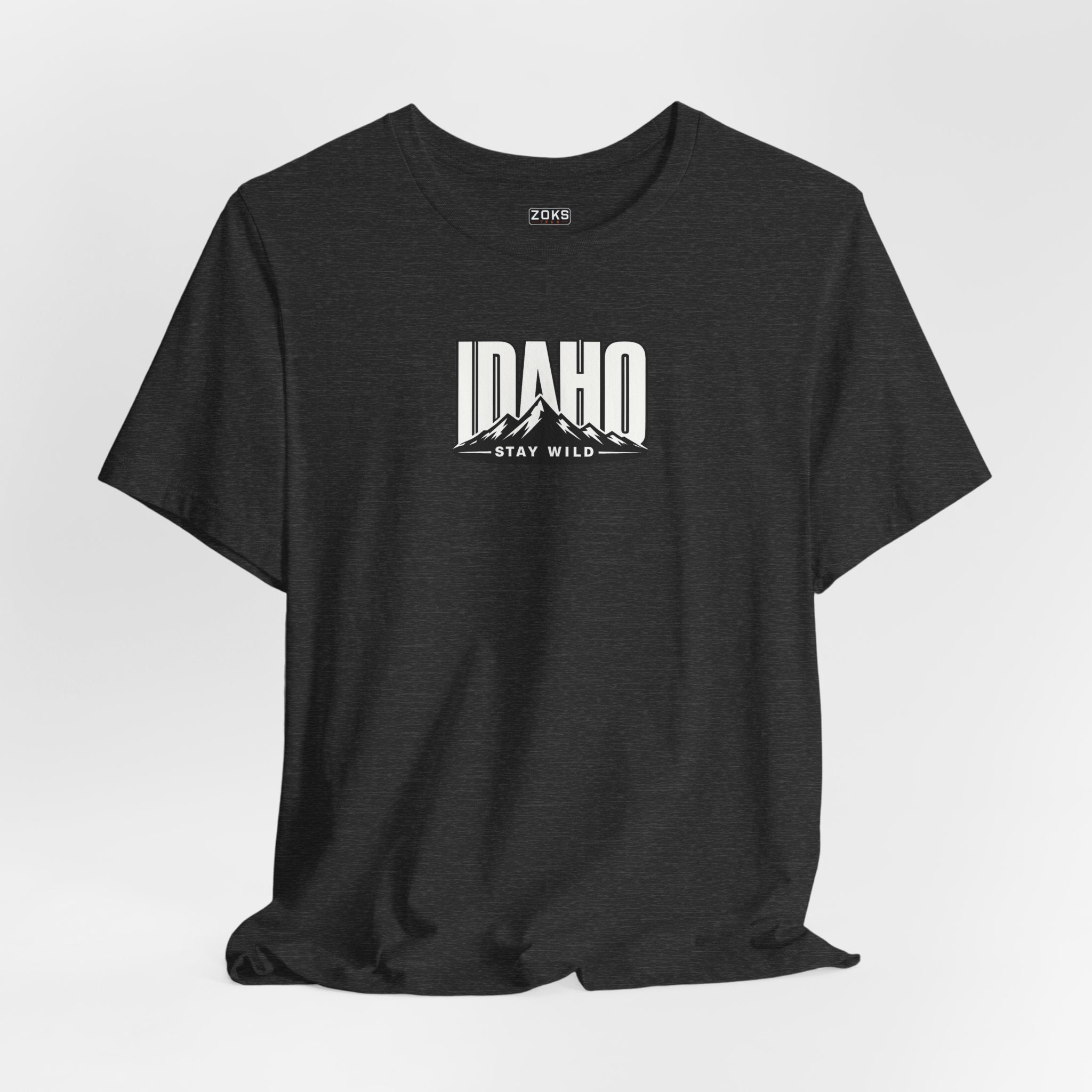Idaho 'Stay Wild' Mountain State T-Shirt — Outdoor Adventure Tee
