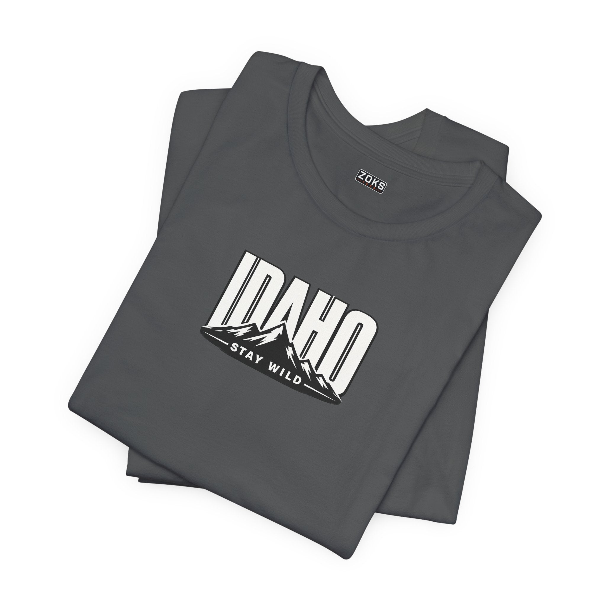 Idaho 'Stay Wild' Mountain State T-Shirt — Outdoor Adventure Tee