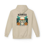 Hawaii Skull Surf Hoodie — Na Moku Island Tiki Floral Pullover