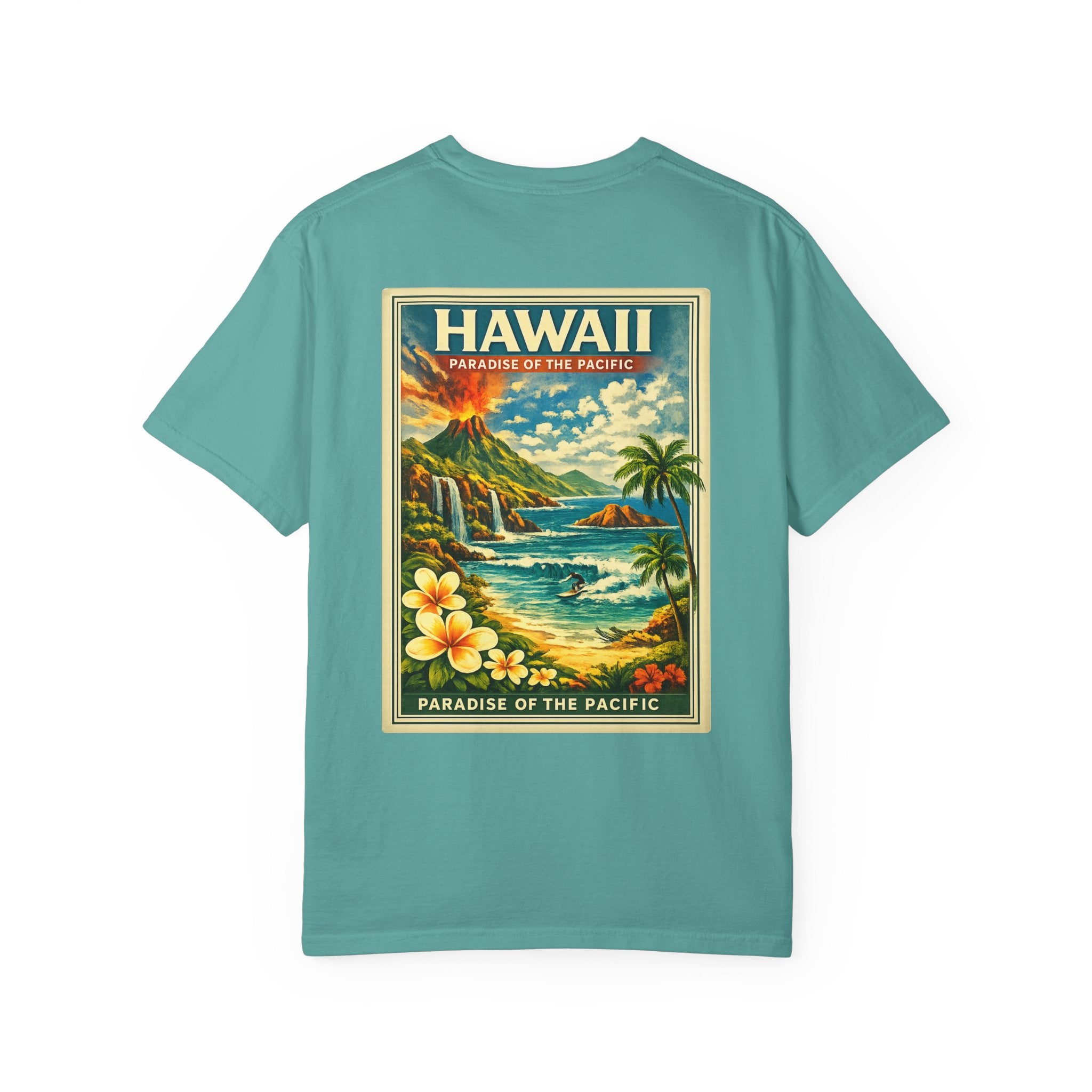 Hawaii Vintage Postcard T-Shirt — Paradise of the Pacific Graphic