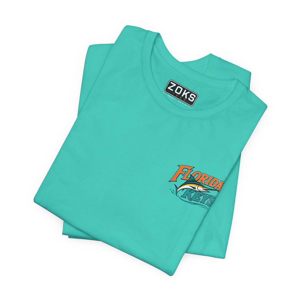 Florida Keys Marlin Sunset T-Shirt — Key West & Key Largo Fishing Tee