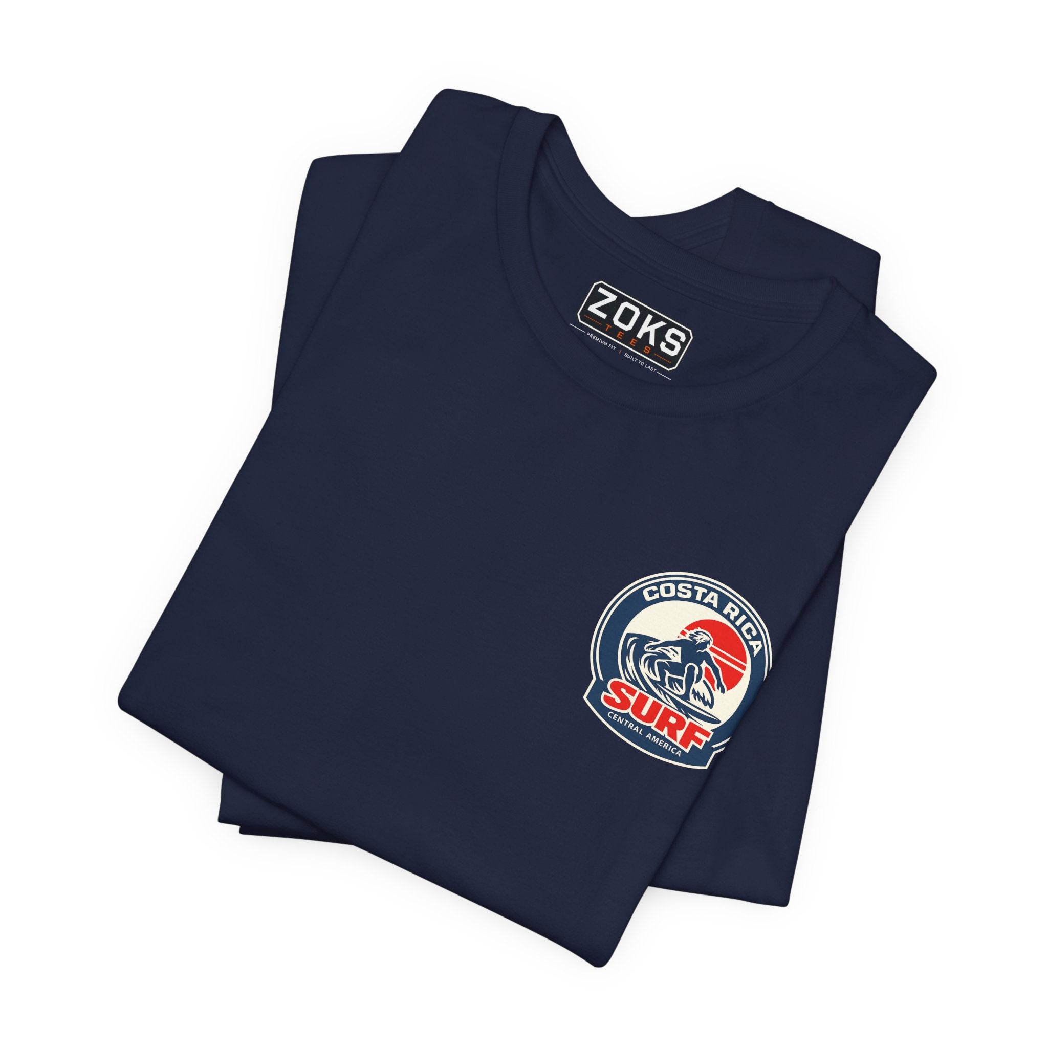 Costa Rica Surf Vintage Graphic Tee — Retro Surfer T-Shirt