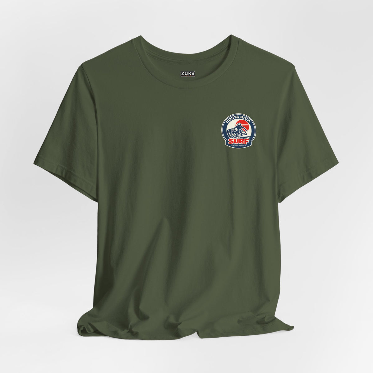 Costa Rica Surf Vintage Graphic Tee — Retro Surfer T-Shirt