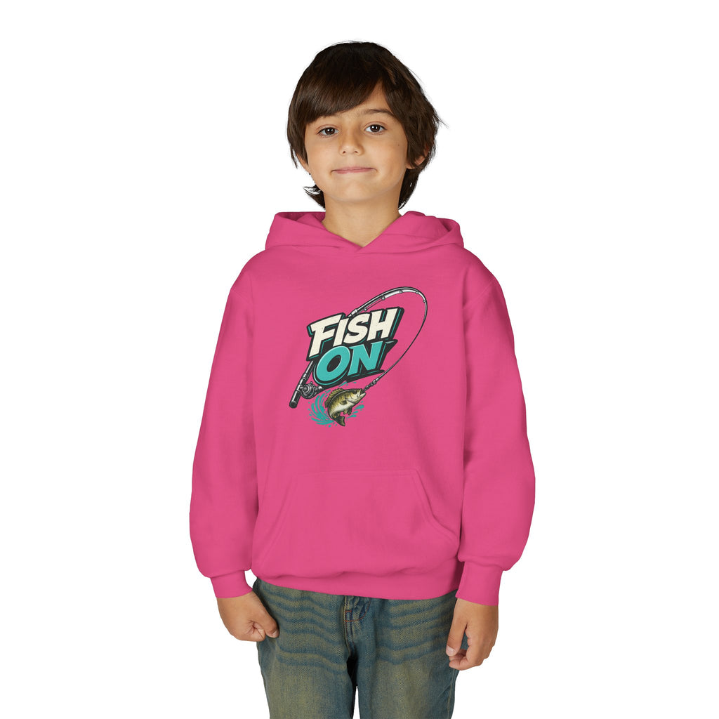 Youth 'Fish On' Bass Fishing Hoodie