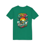 Florida Shark Surf Youth Tee - Kids' Beach Graphic T-Shirt