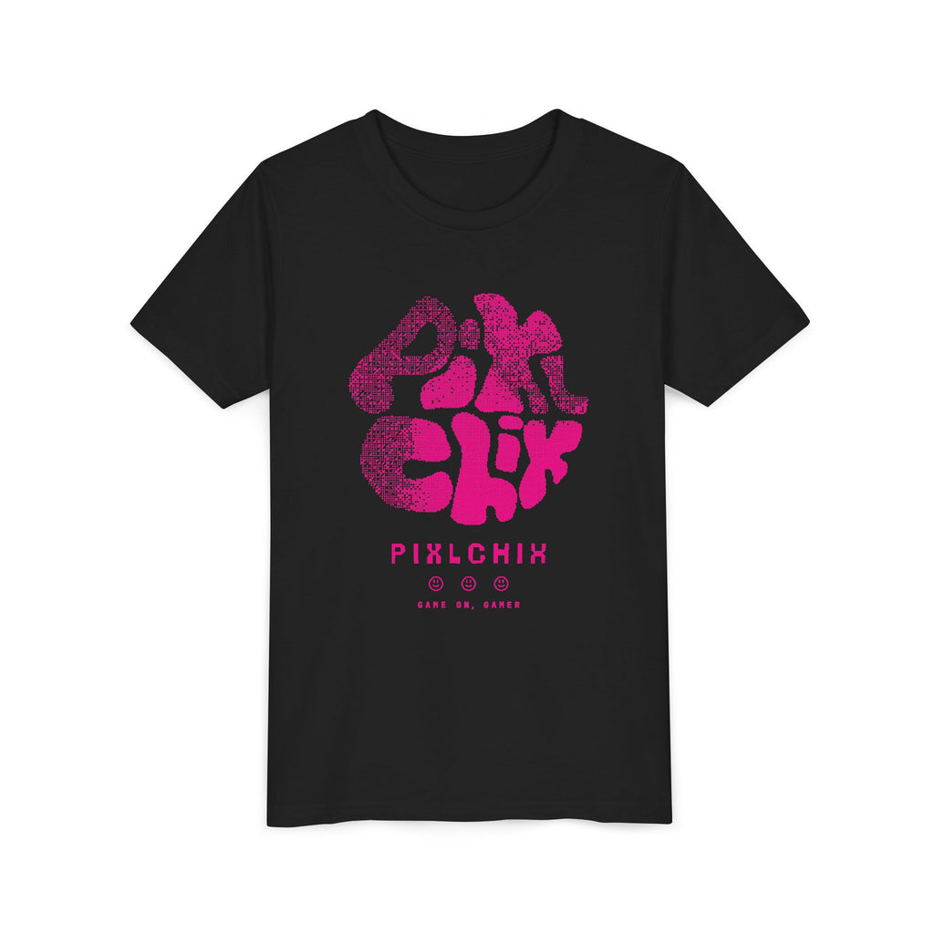 Pixlchix Retro Pink Girl's Youth Tee