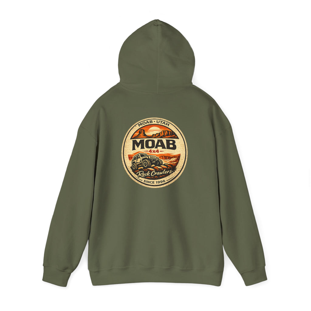 Moab 4x4 Off-Road Hoodie — Vintage Rock Crawler Pullover