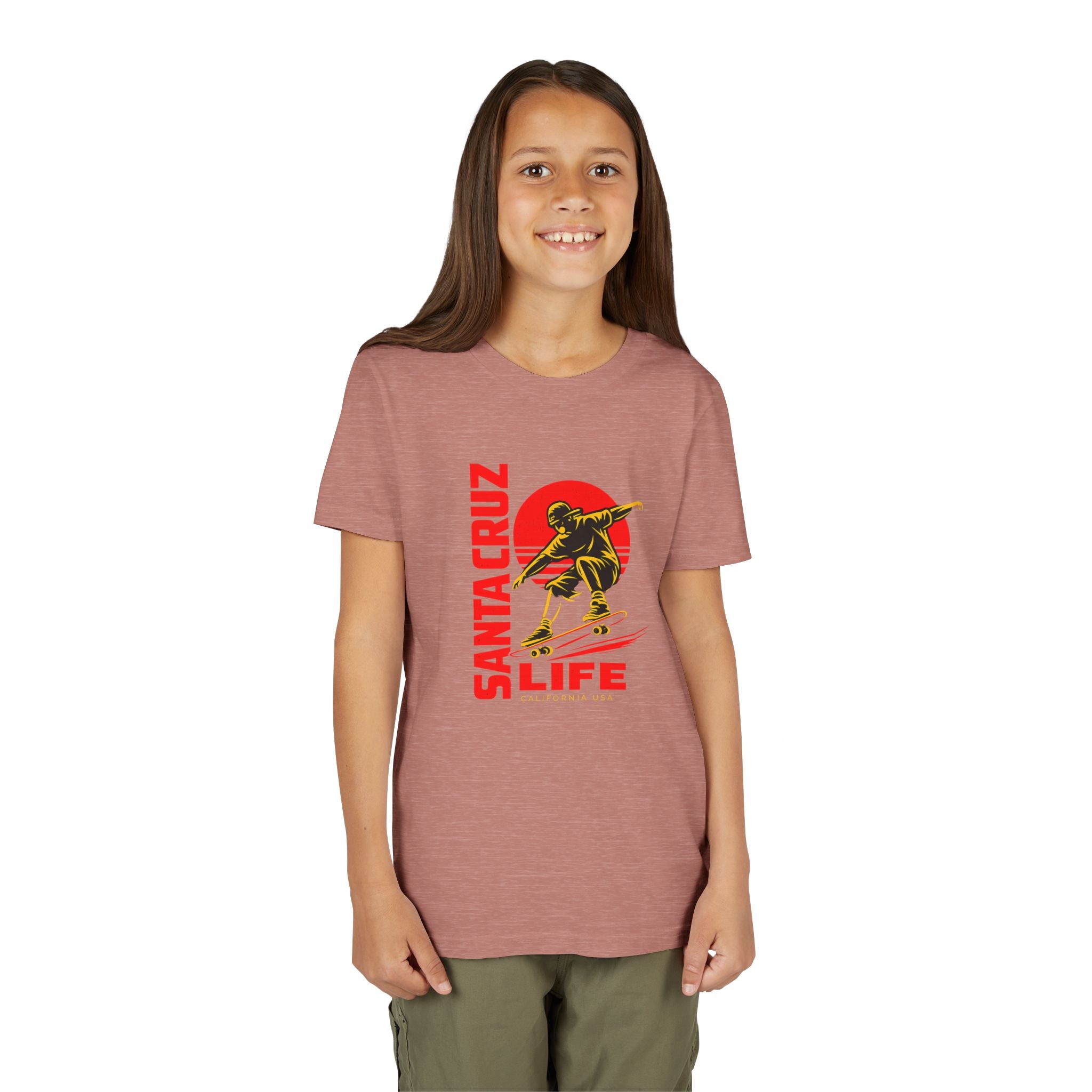 Santa Cruz Skateboard Youth Tee – “Santa Cruz Life” Graphic Shirt