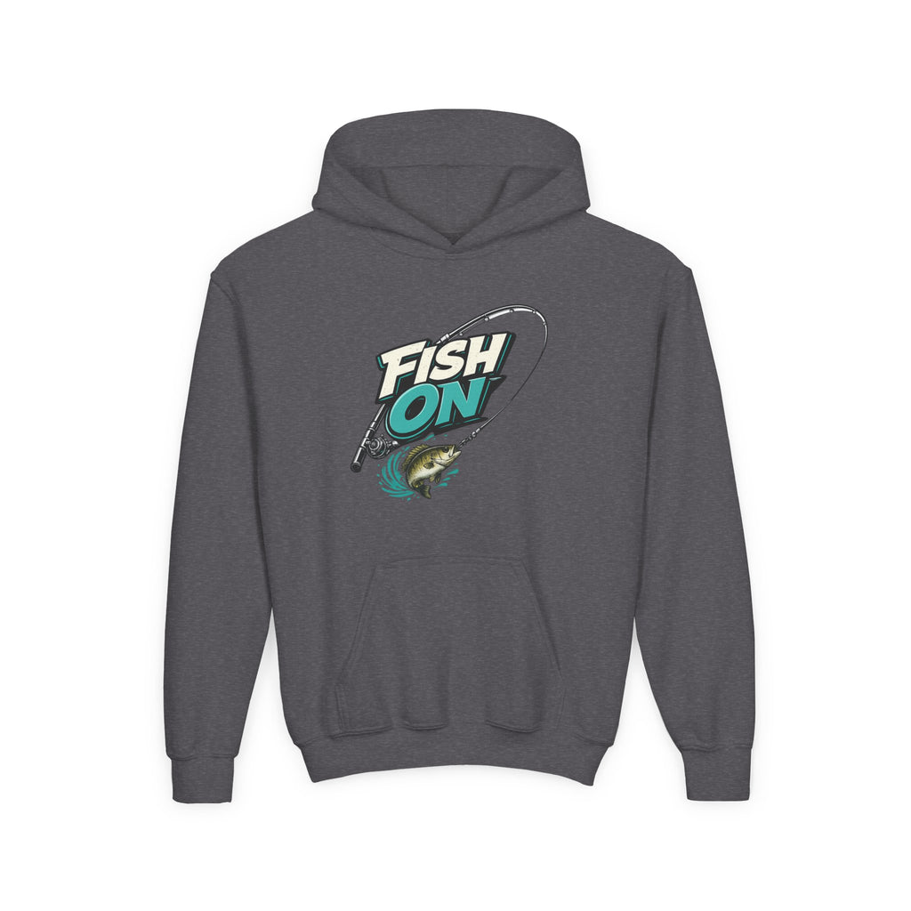 Youth 'Fish On' Bass Fishing Hoodie