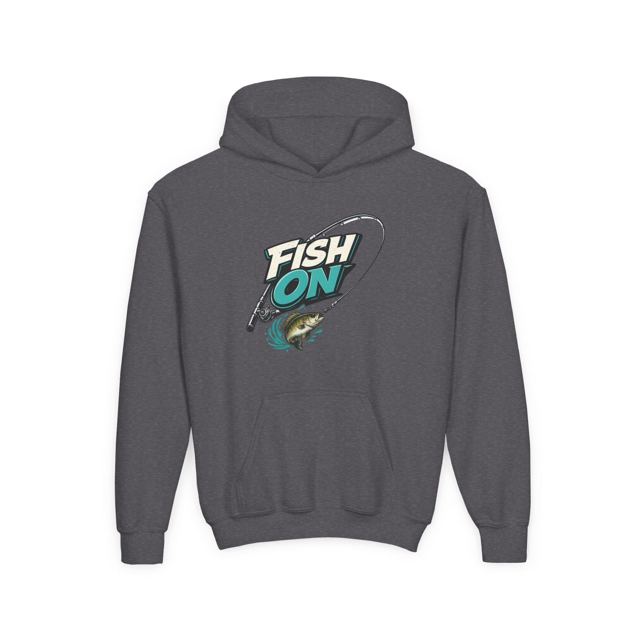 Youth 'Fish On' Bass Fishing Hoodie