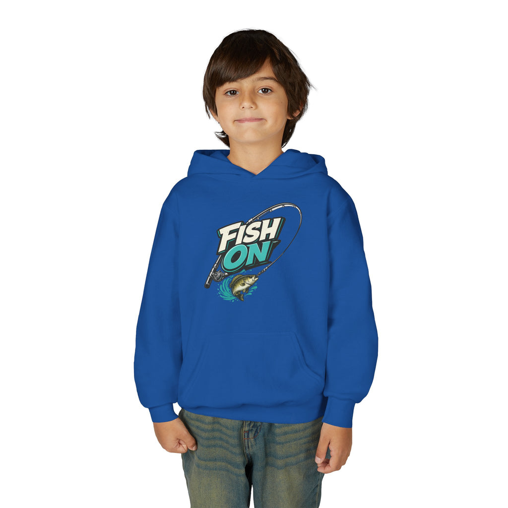 Youth 'Fish On' Bass Fishing Hoodie