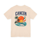 Cancún Mexico Sunset Sail T-Shirt — Beach Vacation Tee