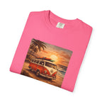 Vintage VW Bus Sunset T-Shirt — Retro Surf Camper Tee