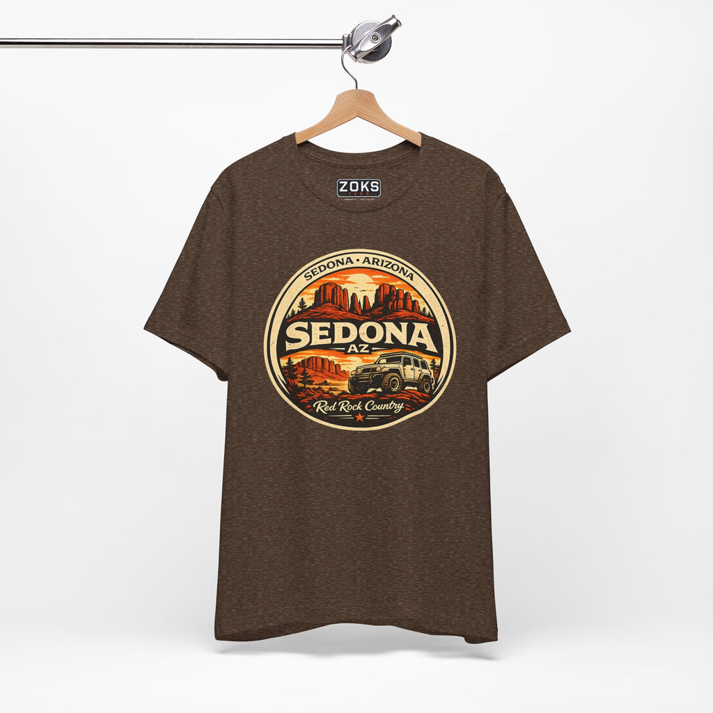 Sedona AZ Vintage Jeep T-Shirt — Red Rock Country Souvenir Tee
