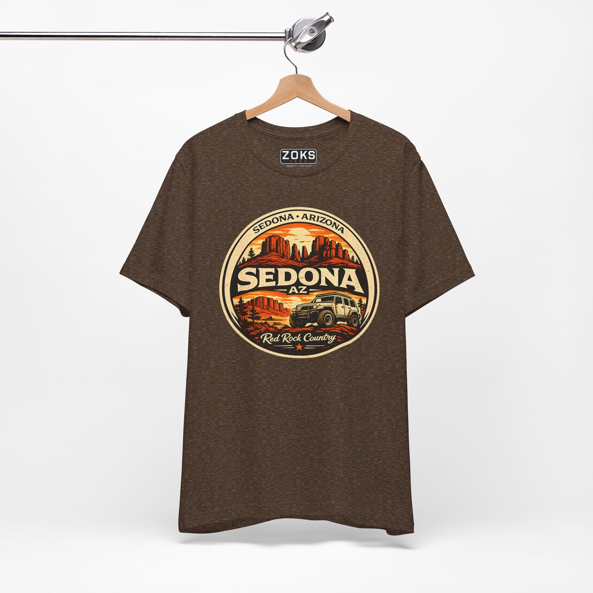 Sedona AZ Vintage Jeep T-Shirt — Red Rock Country Souvenir Tee