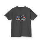 Kids T-Shirt — "Flight School" Jet Plane Graphic