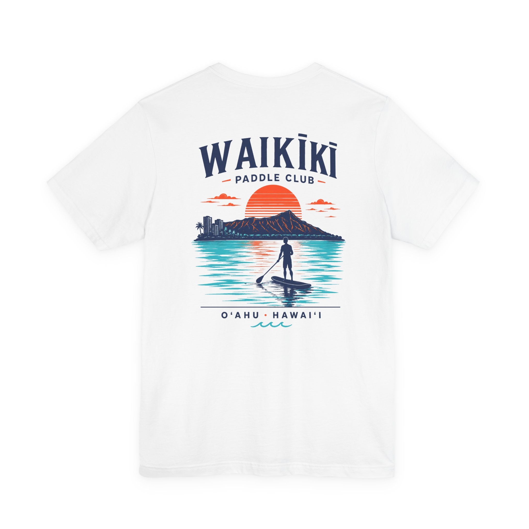 WAIKĪKĪ Paddle Club T-Shirt | Oʻahu Hawaiʻi Surf & Beach Tee