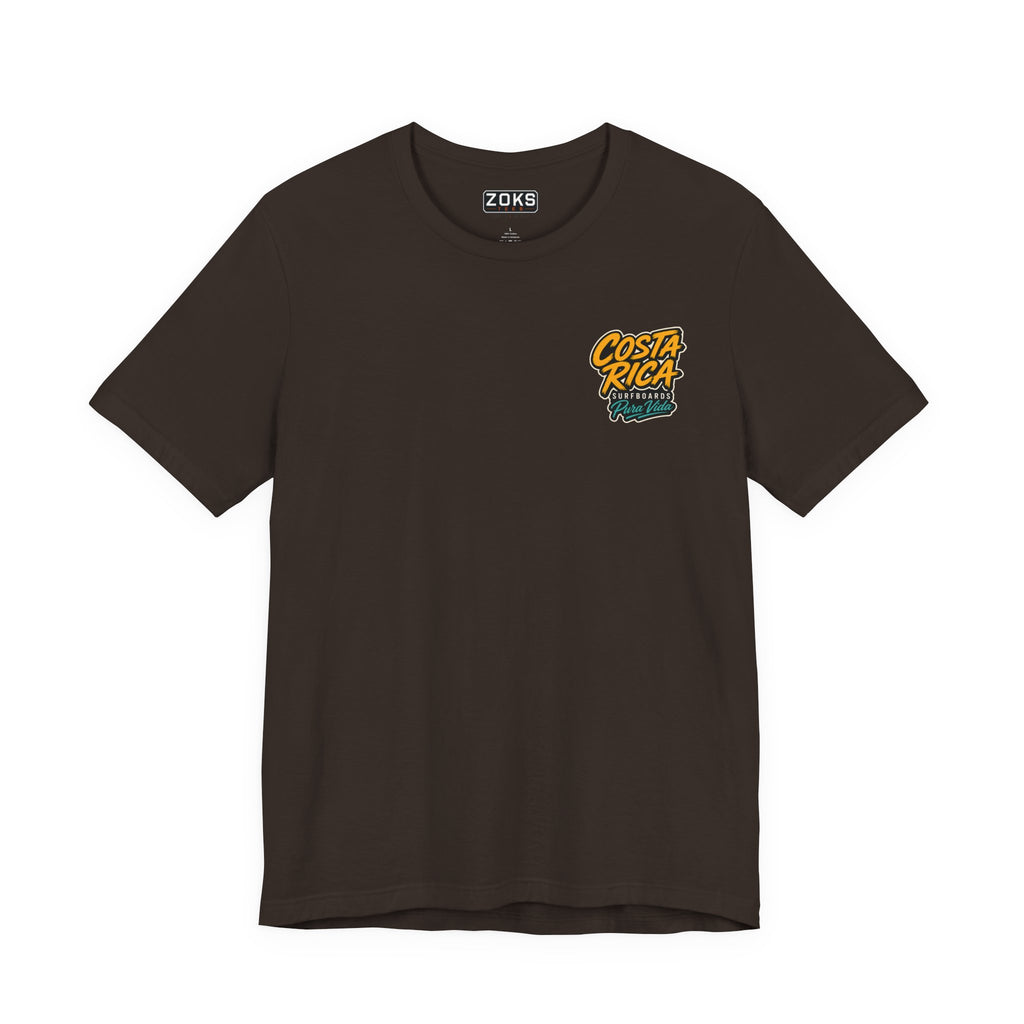 Pura Vida Sloth Beach Costa Rica T-Shirt – Retro Tropical Surf Graphic Tee