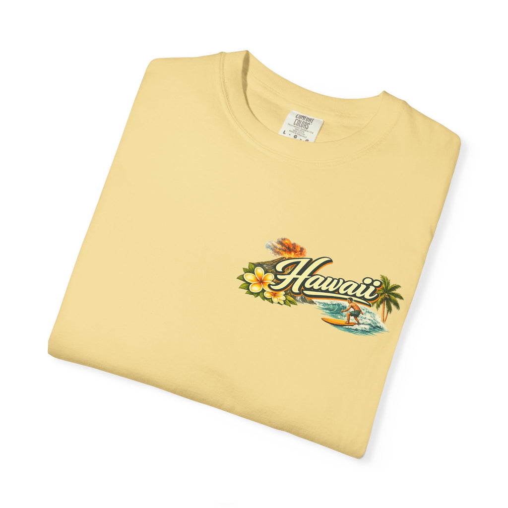 Hawaii Vintage Postcard T-Shirt — Paradise of the Pacific Graphic